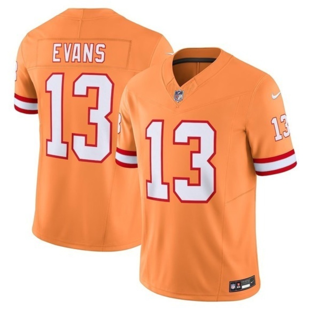 Nike Mike Evans Tampa Bay Buccaneers Creamsicle #13 Mens XXL FUSE Limited Jersey